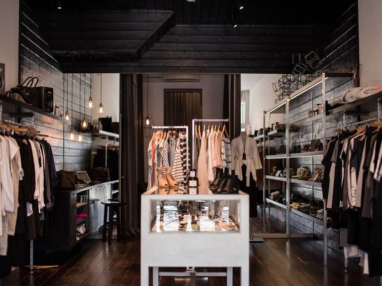 A retail shop floor